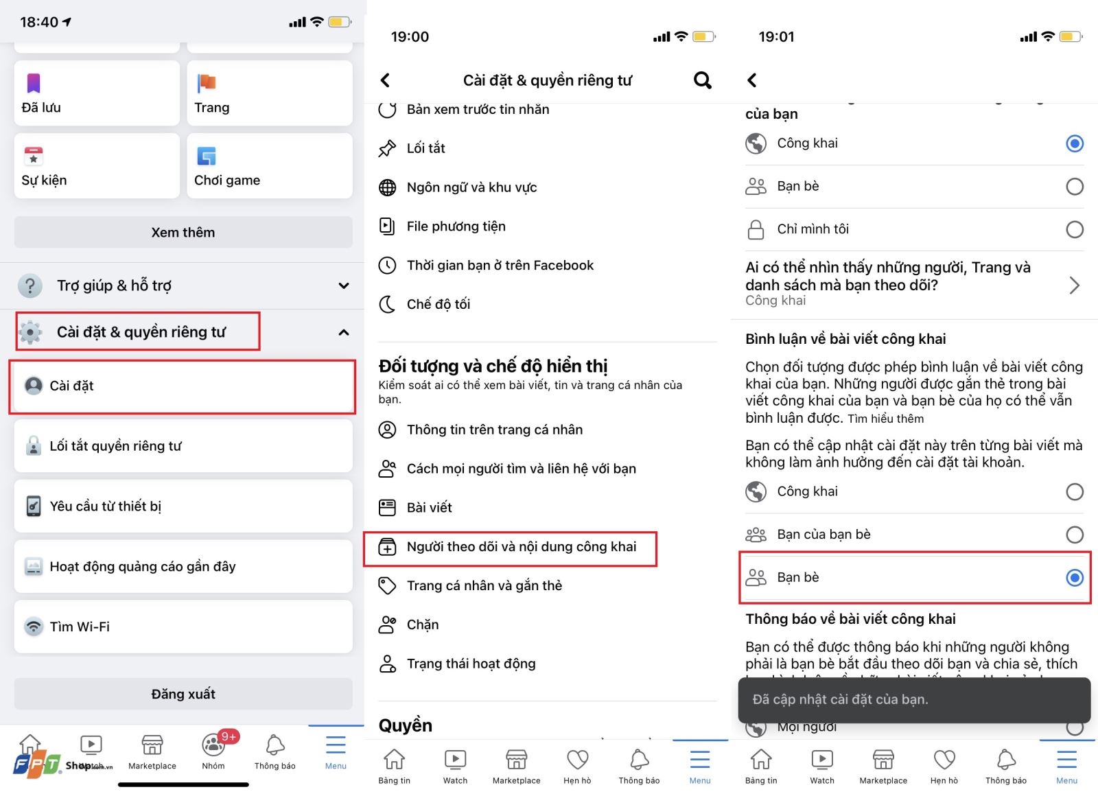 Hướng dẫn cách tắt bình luận trên Facebook mới nhất trong vài nốt nhạc