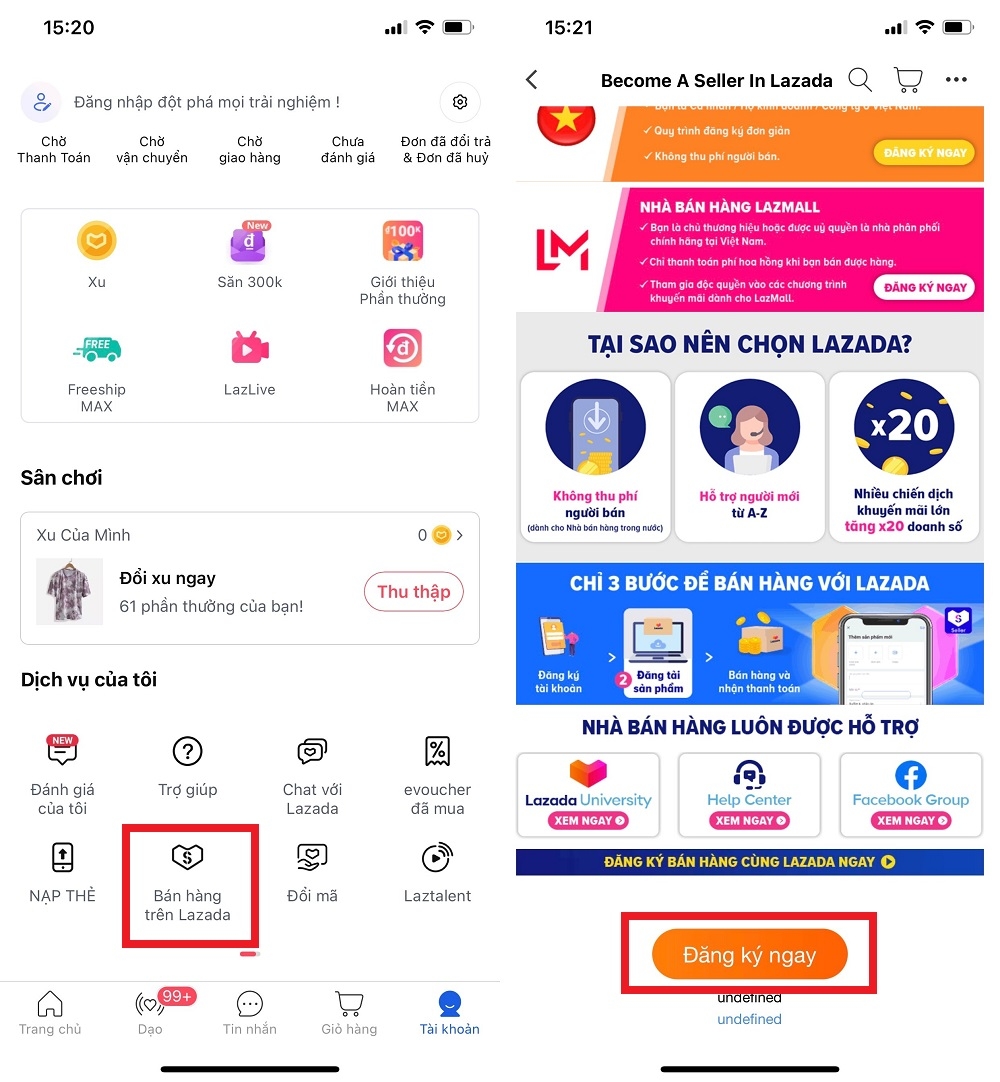 Cách bán hàng trên Lazada bằng điện thoại cho người mới (1)