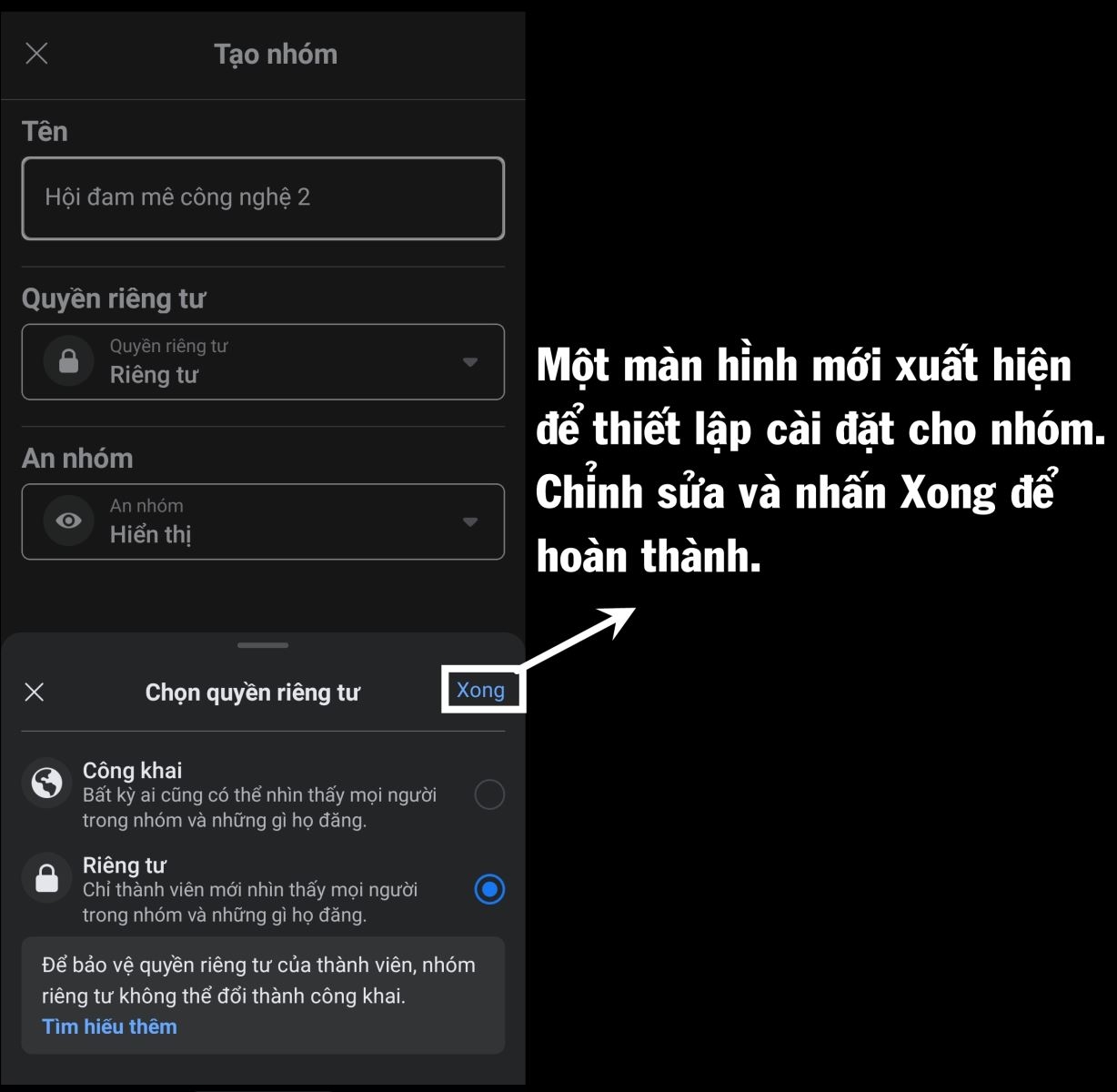Các bước thiết lập khá nhanh chóng.