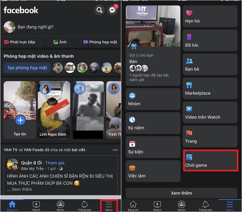 Hướng dẫn cách chơi cờ caro trên Facebook (1)