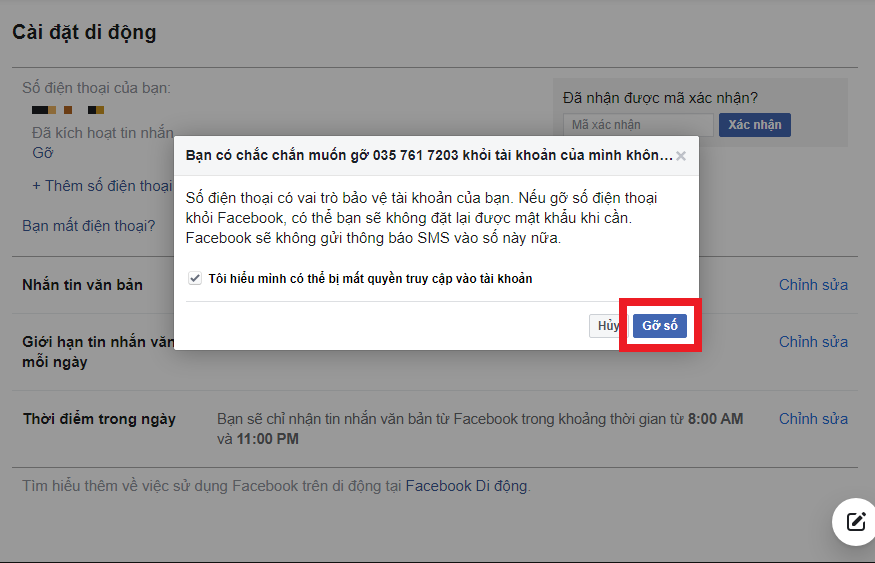 Dưới đây cách thêm, xóa số điện thoại đăng nhập trên Facebook (11)
