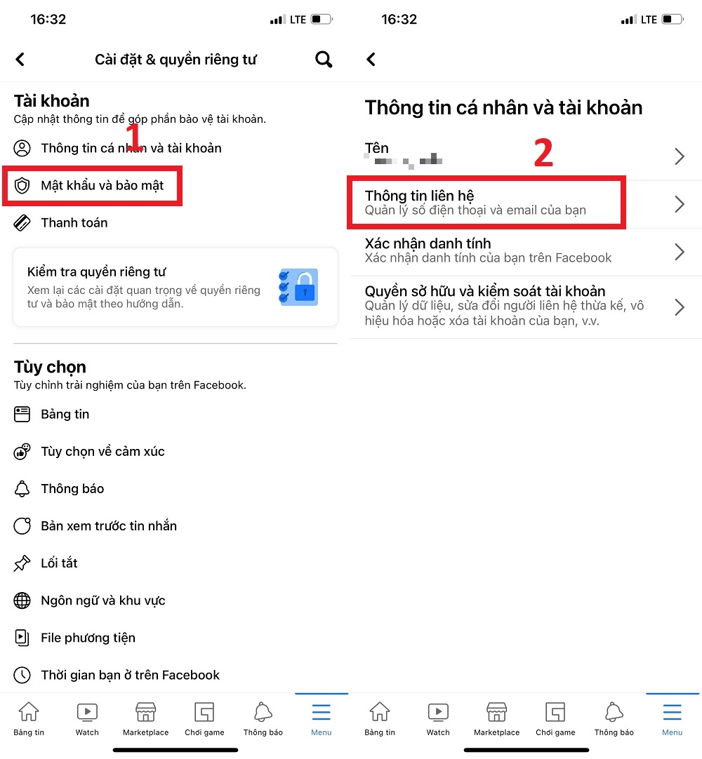 Dưới đây cách thêm, xóa số điện thoại đăng nhập trên Facebook (4)