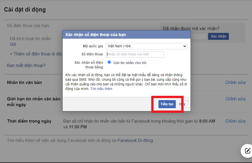 Dưới đây cách thêm, xóa số điện thoại đăng nhập trên Facebook (9)
