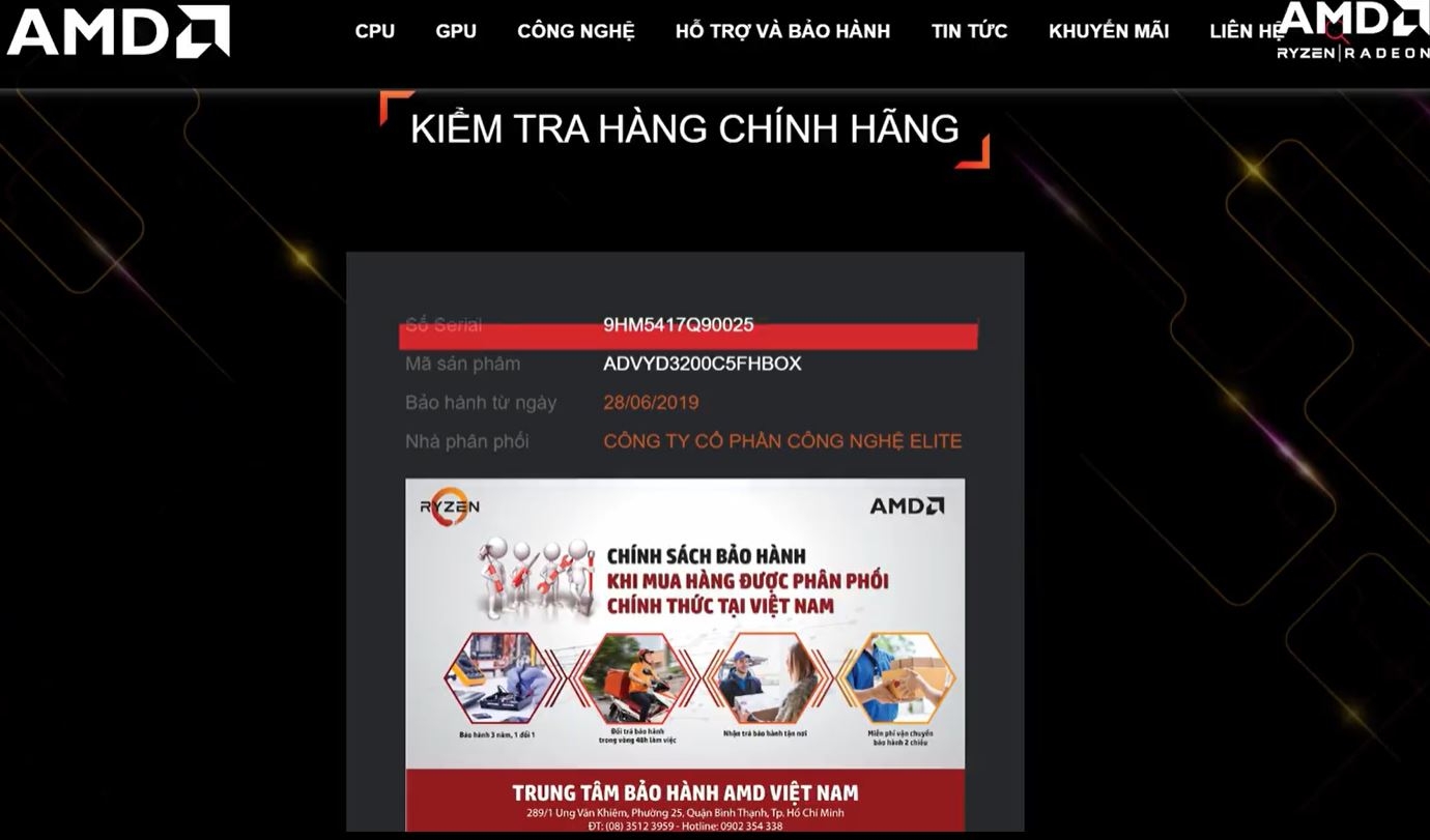 Mách bạn cách kiểm tra bảo hành CPU AMD chính hãng 4