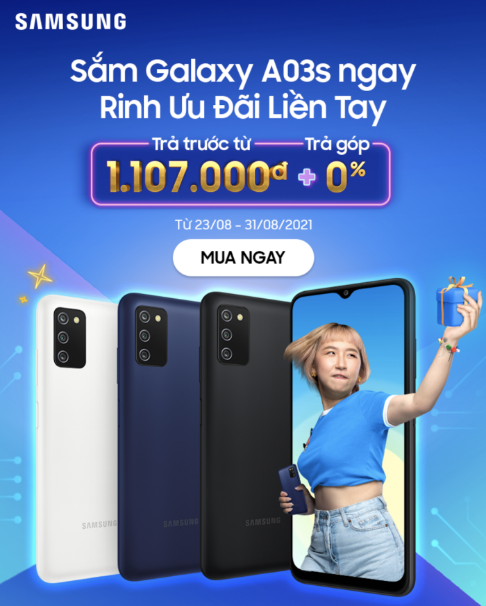 Khuyến mại Galaxy A03s