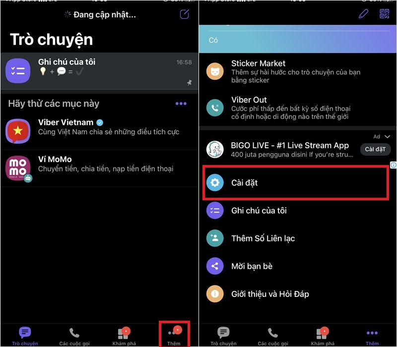 Bỏ túi ngay cách đăng xuất Viber trên điện thoại nhanh chóng, dễ dàng (5)