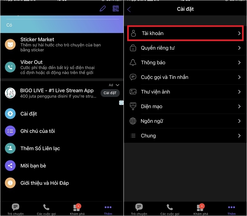 Bỏ túi ngay cách đăng xuất Viber trên điện thoại nhanh chóng, dễ dàng (6)