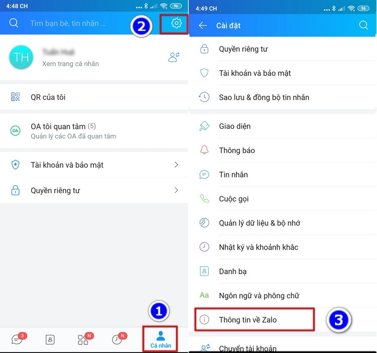 Mách bạn mẹo phân loại trò chuyện trên Zalo (1)