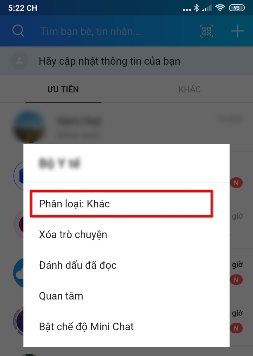Mách bạn mẹo phân loại trò chuyện trên Zalo (6)