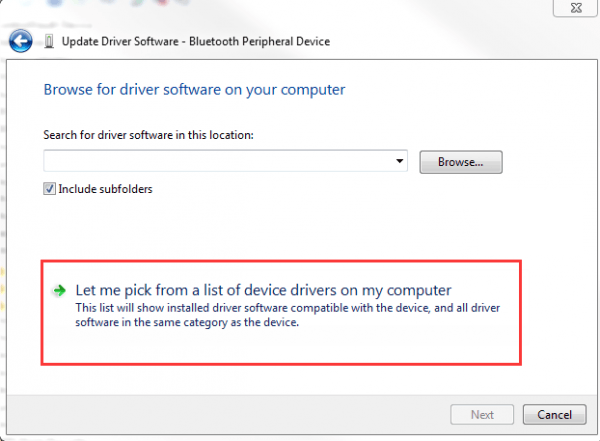 Hướng dẫn sửa lỗi Bluetooth peripheral device driver not found trên Windows