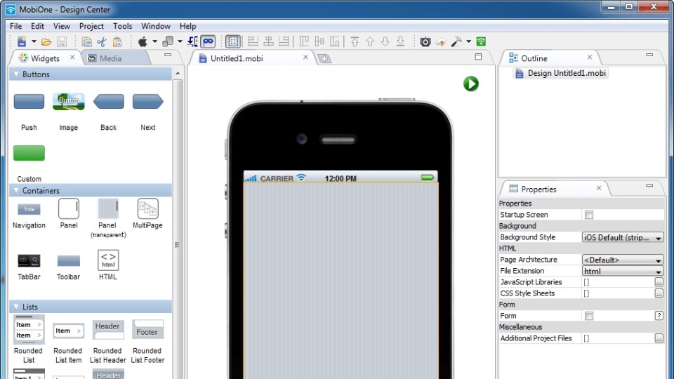 Phần mềm giả lập MobiOne Studio