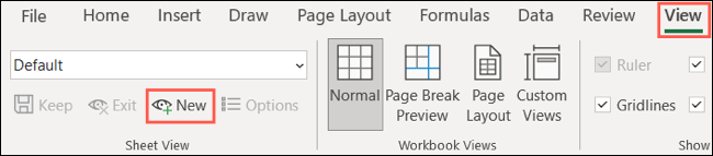 Xem tạm thời file Excel