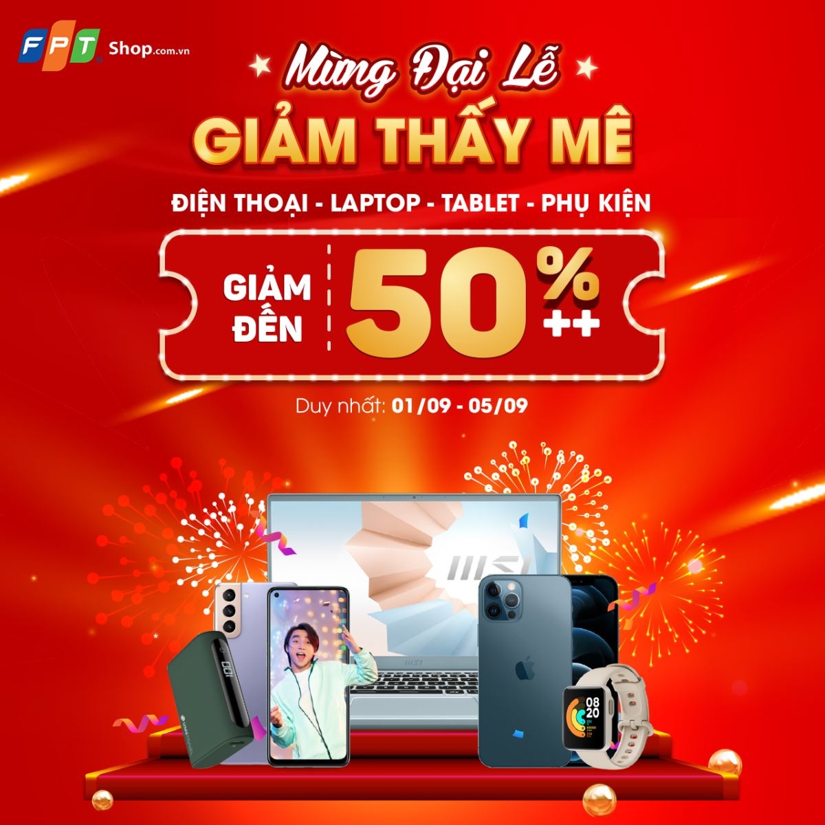Mung Dai le giam thay me