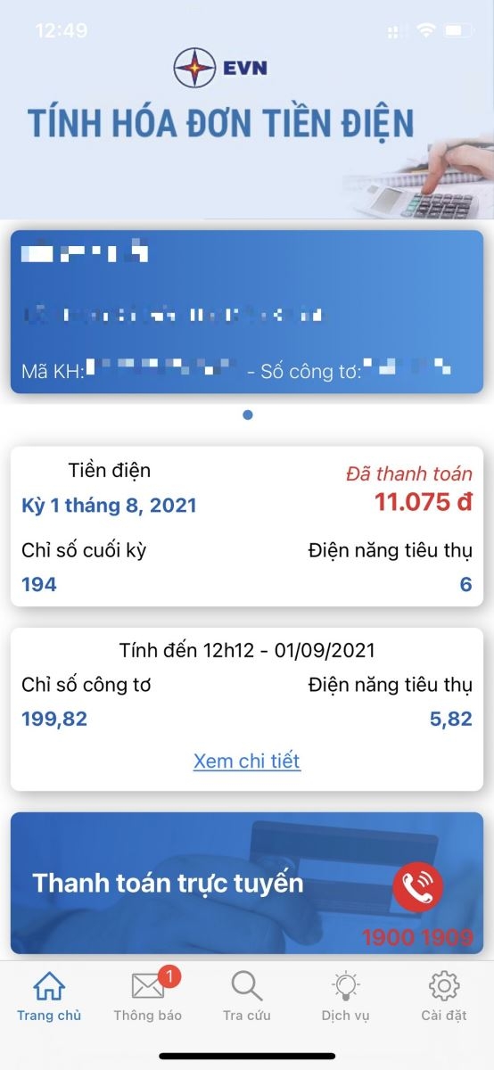4 cách xem lượng điện tiêu thụ trong tháng trên điện thoại cực nhanh (10)