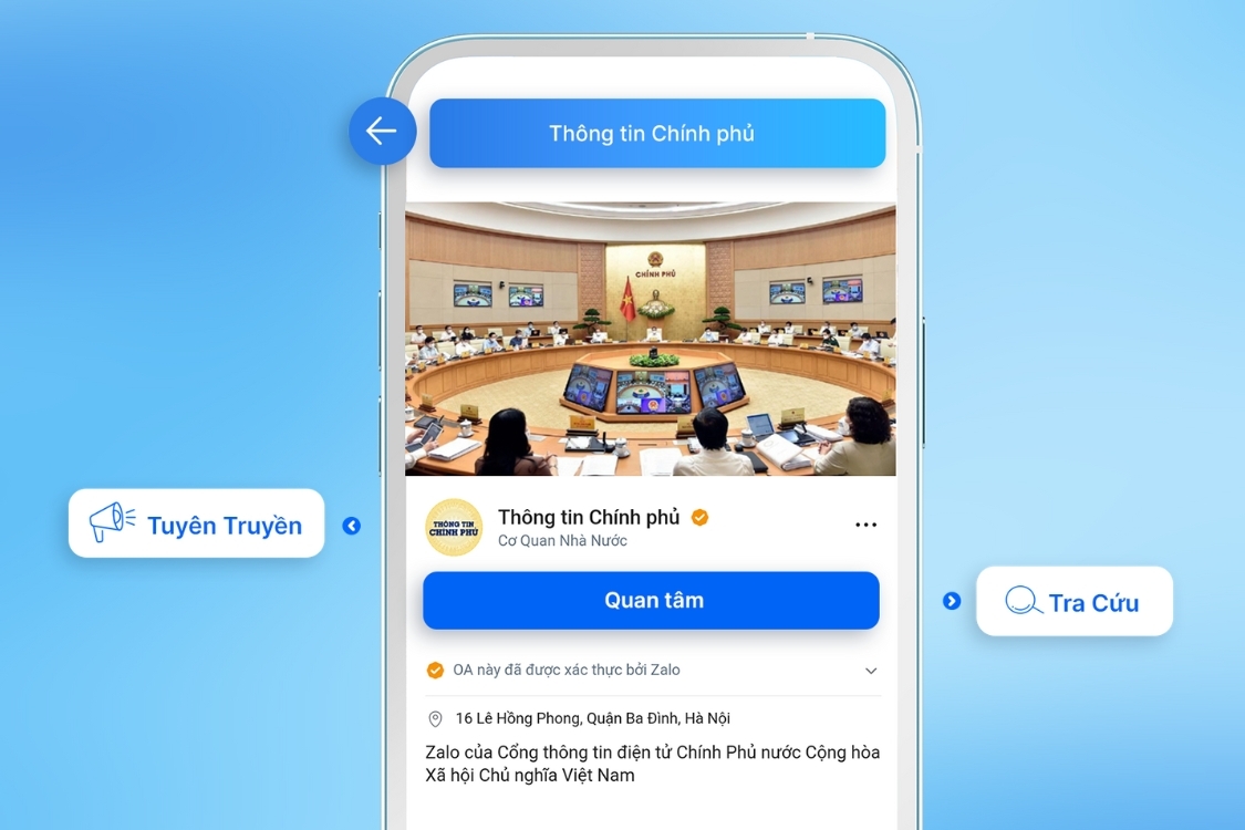 Tài khoản&nbsp;Cơ Quan Nhà Nước