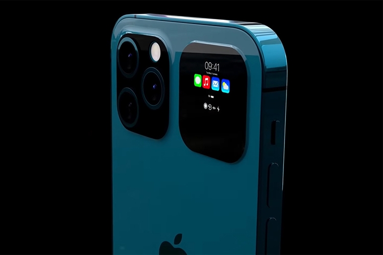 Ngắm iPhone 13 xịn sò hết mức với màn hình phụ trên mặt lưng 2