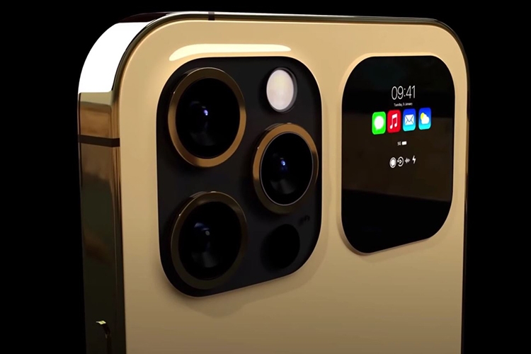 Ngắm iPhone 13 xịn sò hết mức với màn hình phụ trên mặt lưng 6