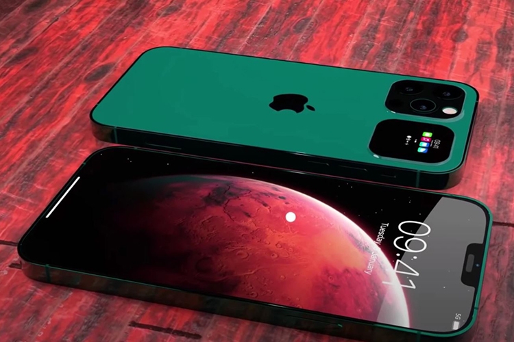 Ngắm iPhone 13 xịn sò hết mức với màn hình phụ trên mặt lưng 3