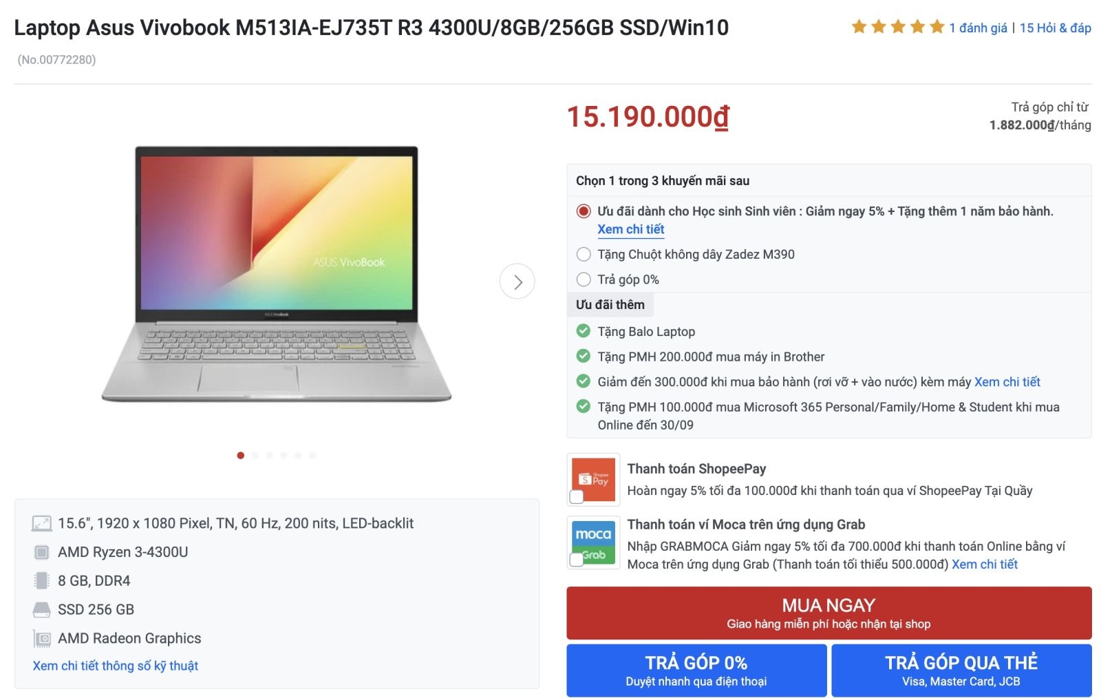 Asus Vivobook M513IA Asus Vivobook M513IA