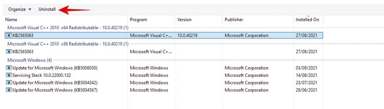 Cách để gỡ cài đặt các bản cập nhật trên Windows 11 (11)