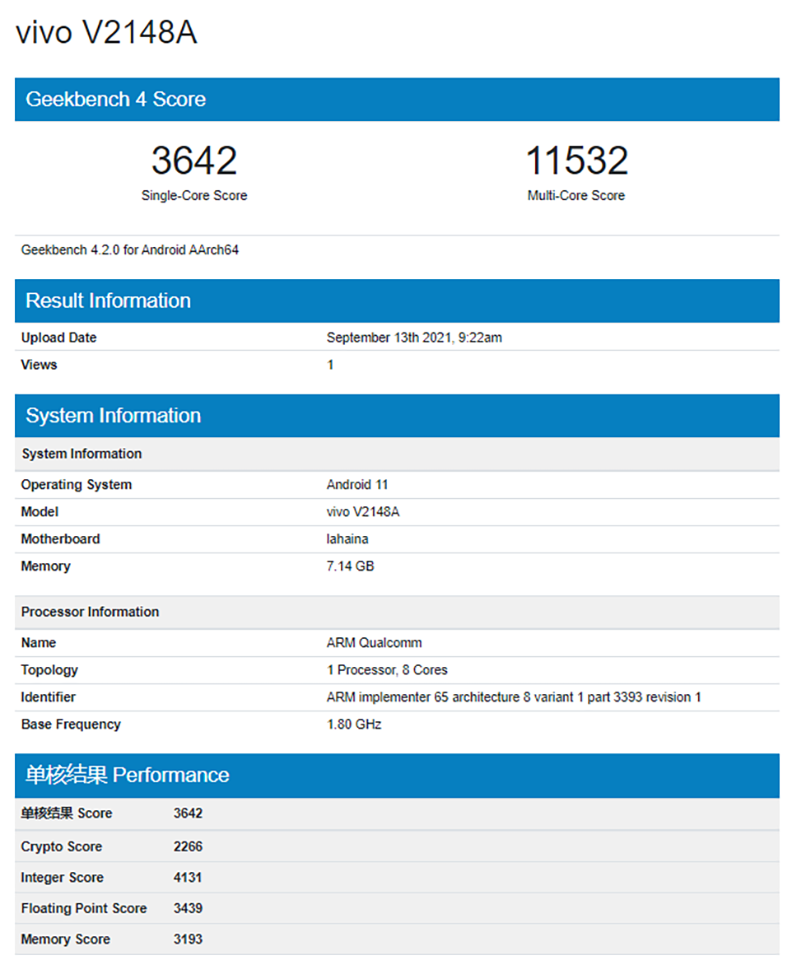 iQOO Z5 Pro lộ cấu hình trên Geekbench