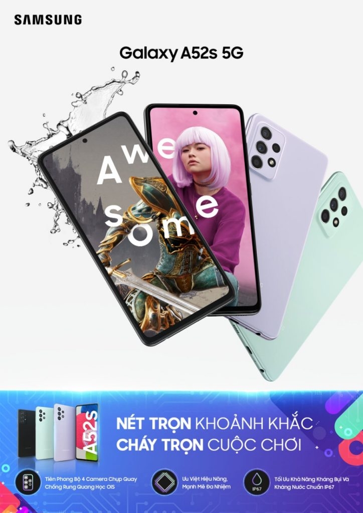 Samsung Galaxy A52s ra mắt tại VN