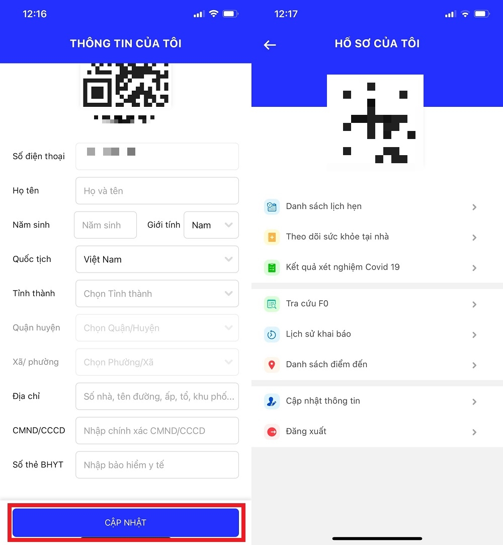 Hướng dẫn sử dụng Y tế HCM (4)