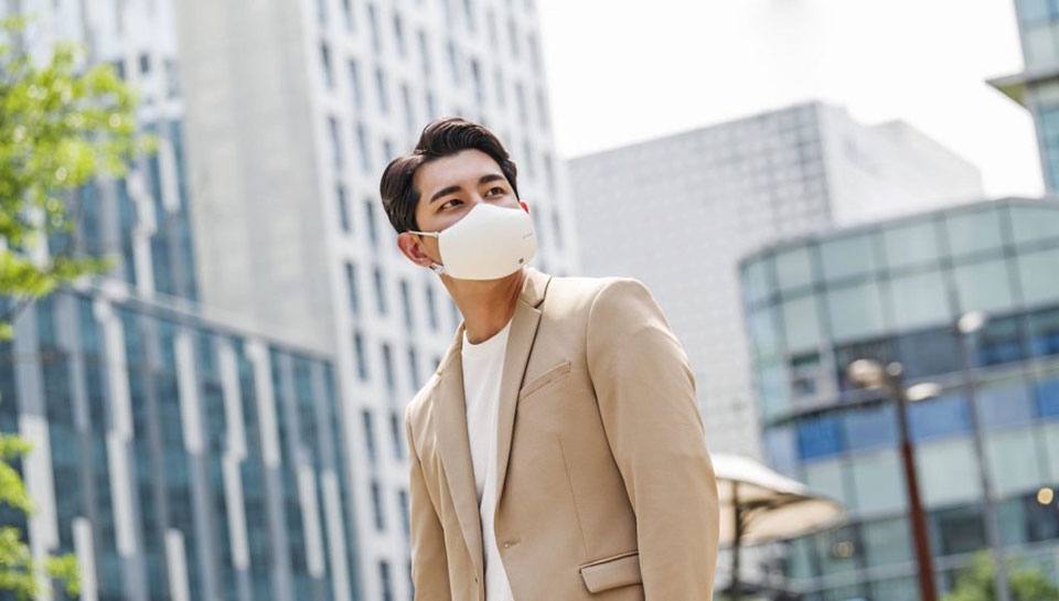 Khẩu trang LG PuriCare 2 có tuổi thọ pin dài