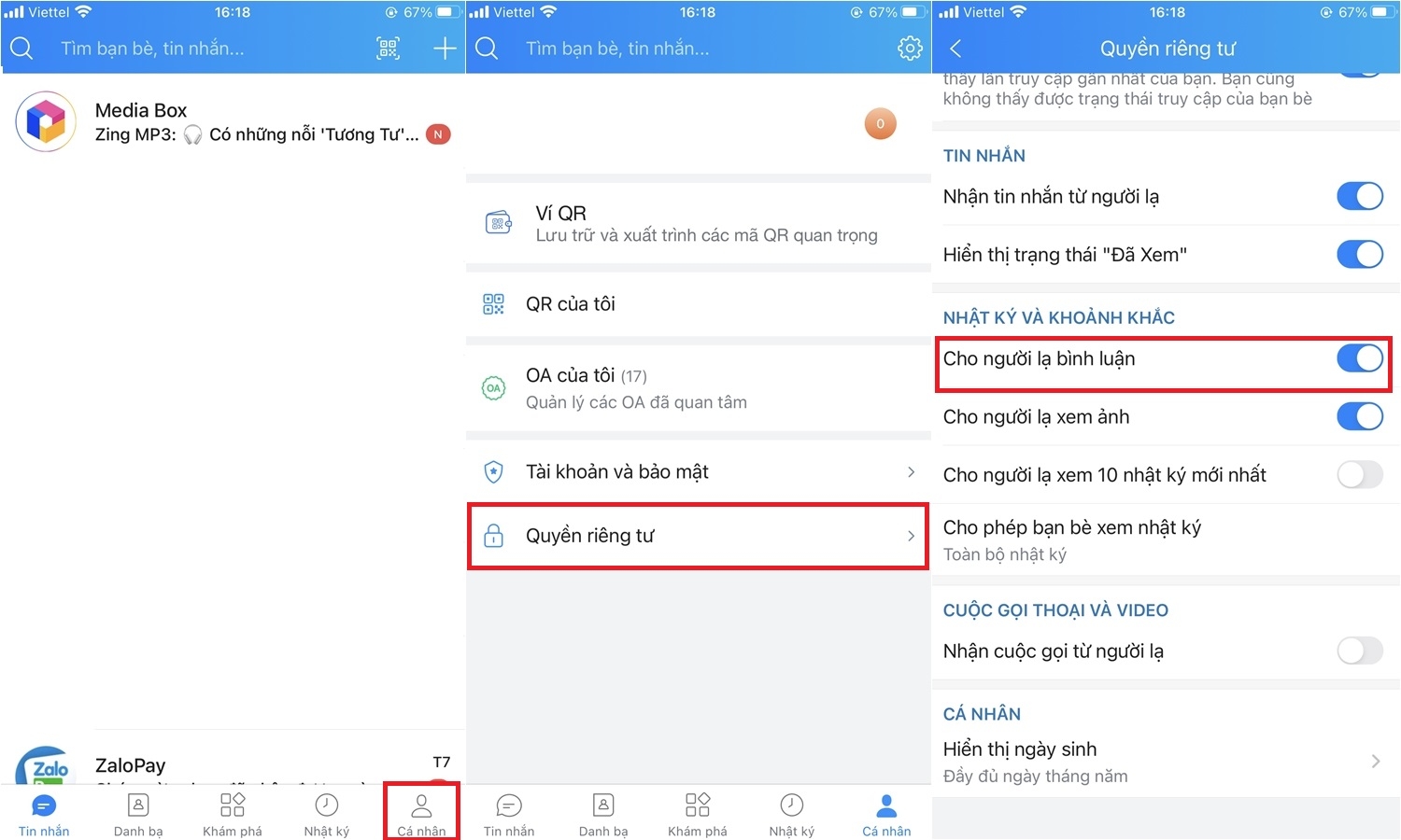 Cách khắc phục lỗi không xem được bình luận trên Zalo (6)