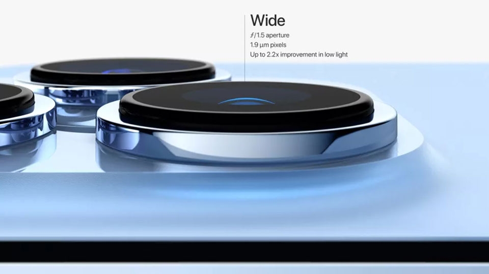 Camera góc rộng của iPhone 13 Pro