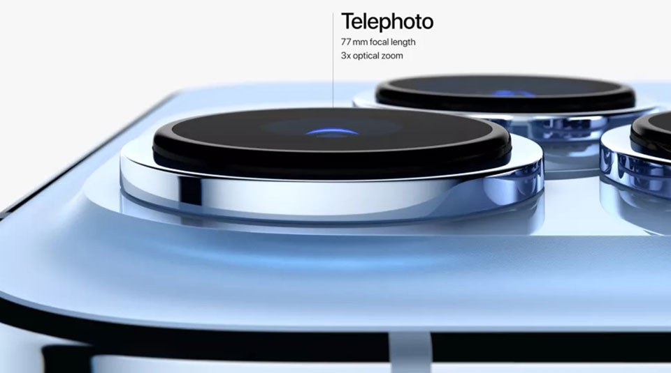 Camera tele của iPhone 13 Pro