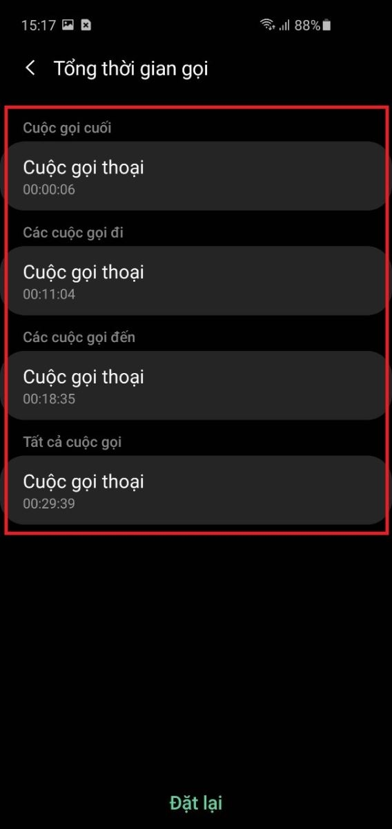 Chia sẻ bạn cách xem lịch sử cuộc gọi, thời gian gọi trên điện thoại Samsung (5)