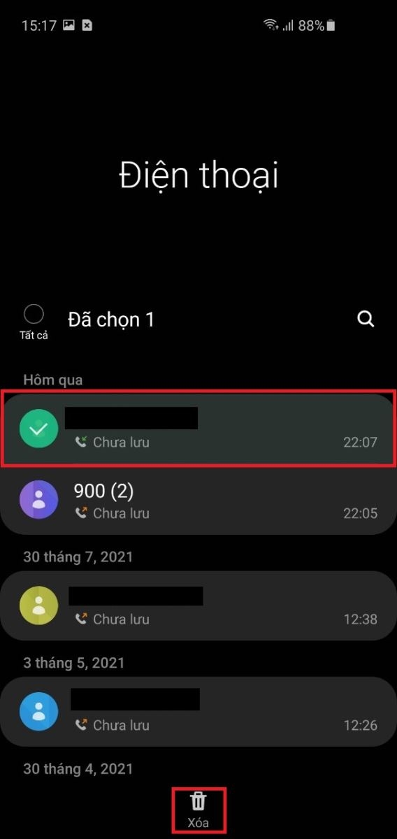 Chia sẻ bạn cách xem lịch sử cuộc gọi, thời gian gọi trên điện thoại Samsung (7)
