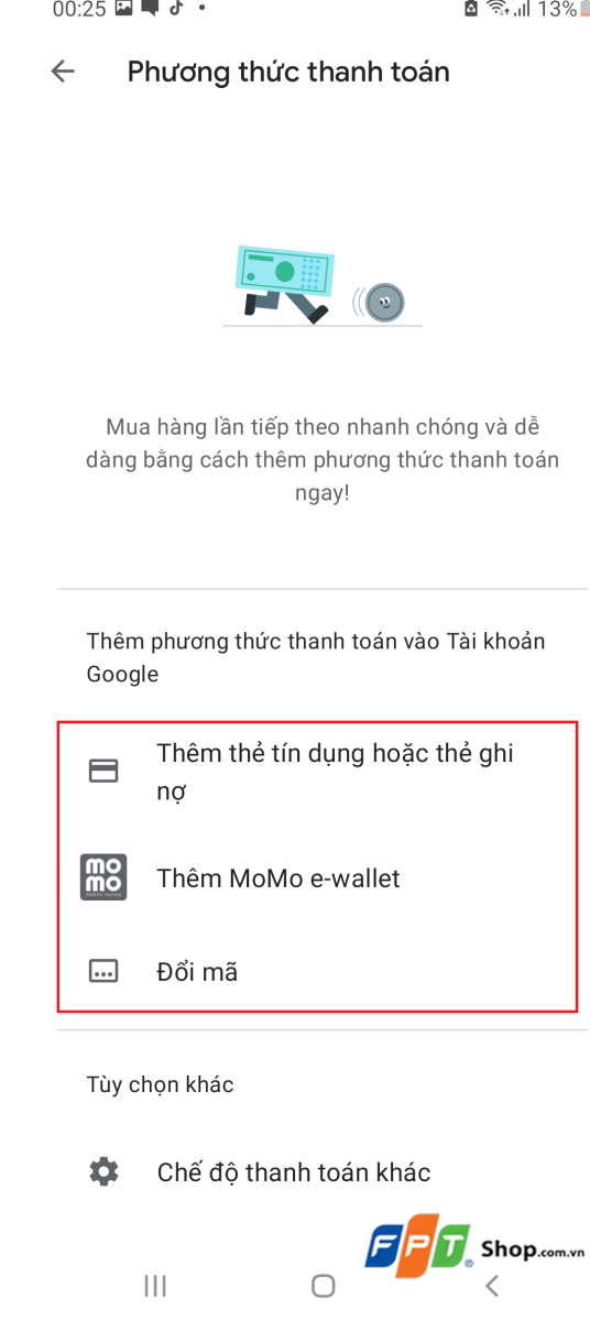 Cách khắc phục lỗi thanh toán trên Google Play