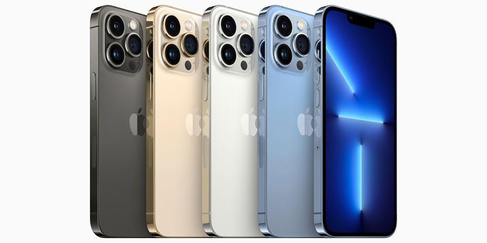 các màu trên iPhone 13 Pro