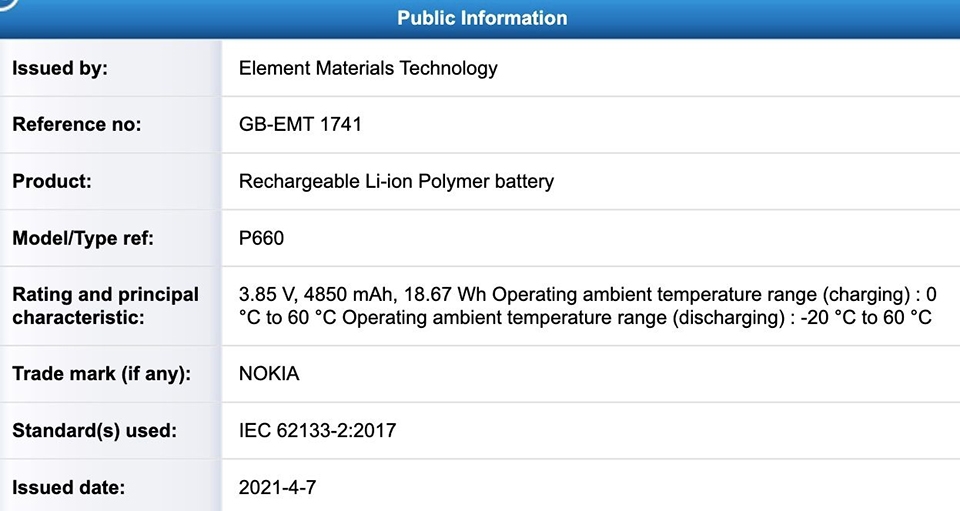 Nokia G50 5G đạt chứng nhận FCC (ảnh 2)