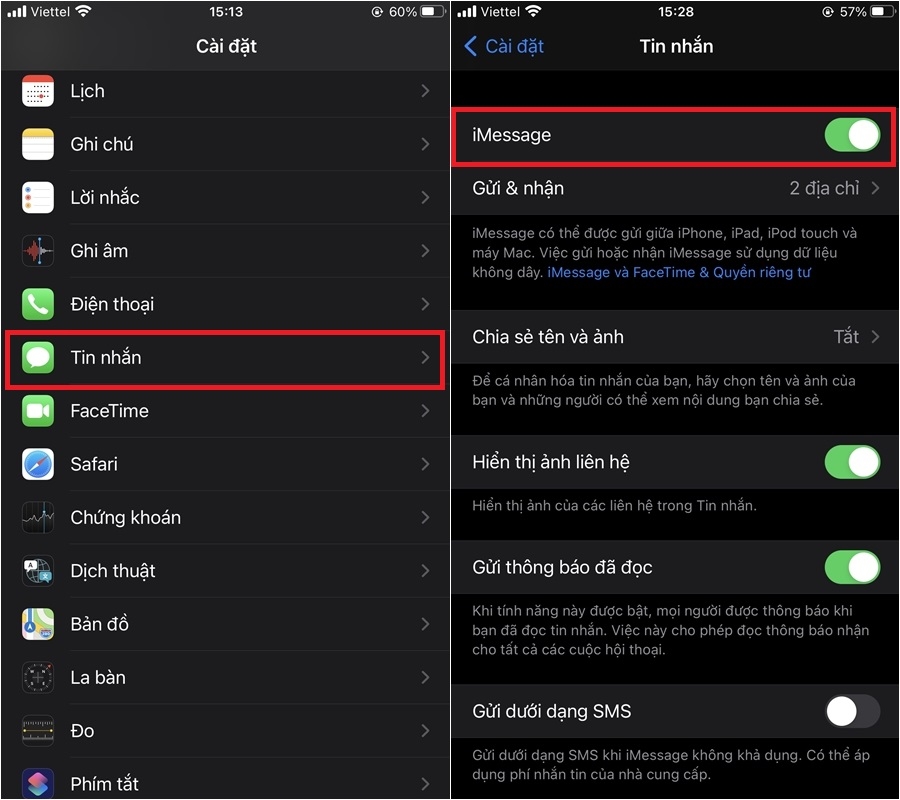 Bỏ túi ngay cách khắc phục lỗi không gửi được iMessage trên iPhone (6)