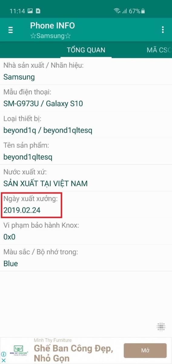 Cách kiểm tra ngày sản xuất điện thoại Samsung cực đơn giản, nhanh chóng (3)