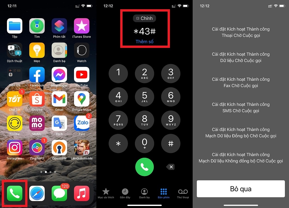 Bật chờ cuộc gọi trên iPhone (3)