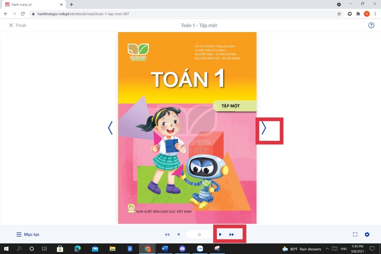 Cách sử dụng sách giáo khoa điện tử miễn phí (5)