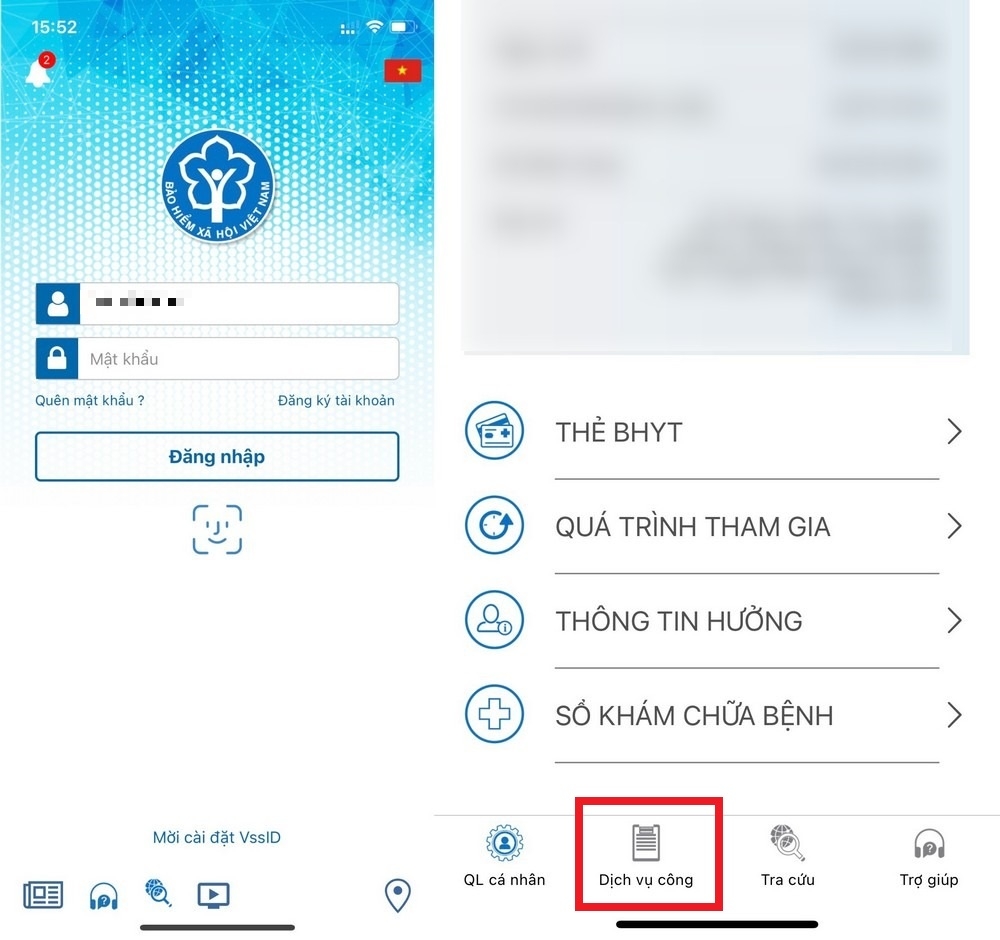 Cách đăng ký cấp lại thẻ Bảo hiểm Y tế Online tại nhà cực dễ (2)