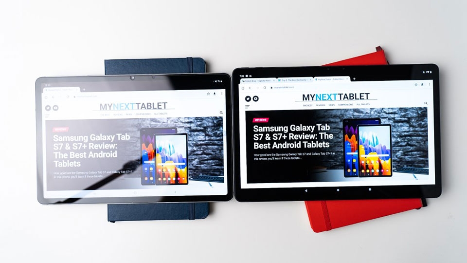 Lenovo Tab P11 Pro có hiệu năng kém hơn Samsung Galaxy Tab S7