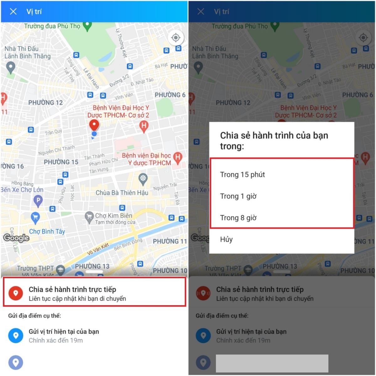 Hướng dẫn cách chia sẻ vị trí trên Zalo cực đơn giản, nhanh chóng (10)
