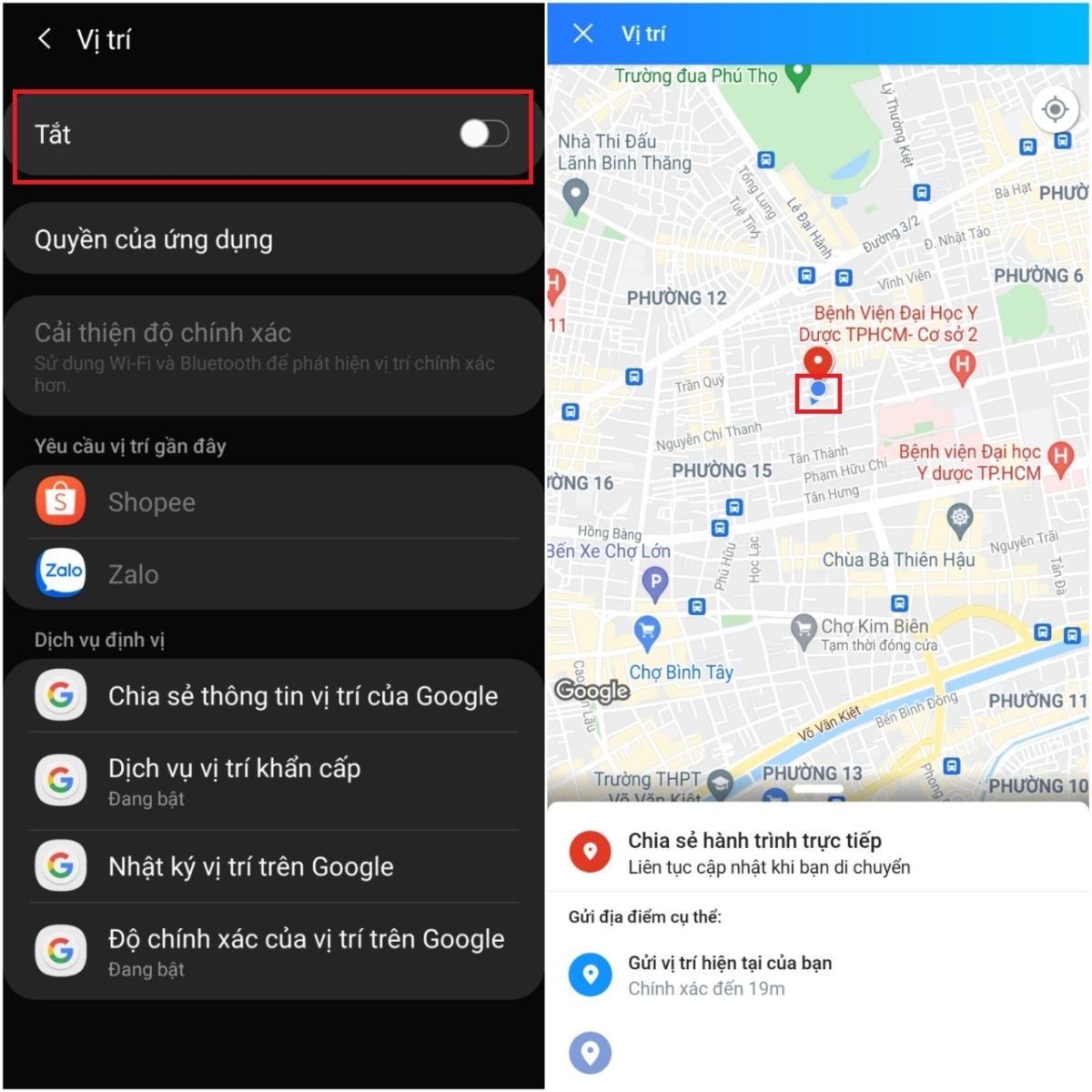 Hướng dẫn cách chia sẻ vị trí trên Zalo cực đơn giản, nhanh chóng (8)