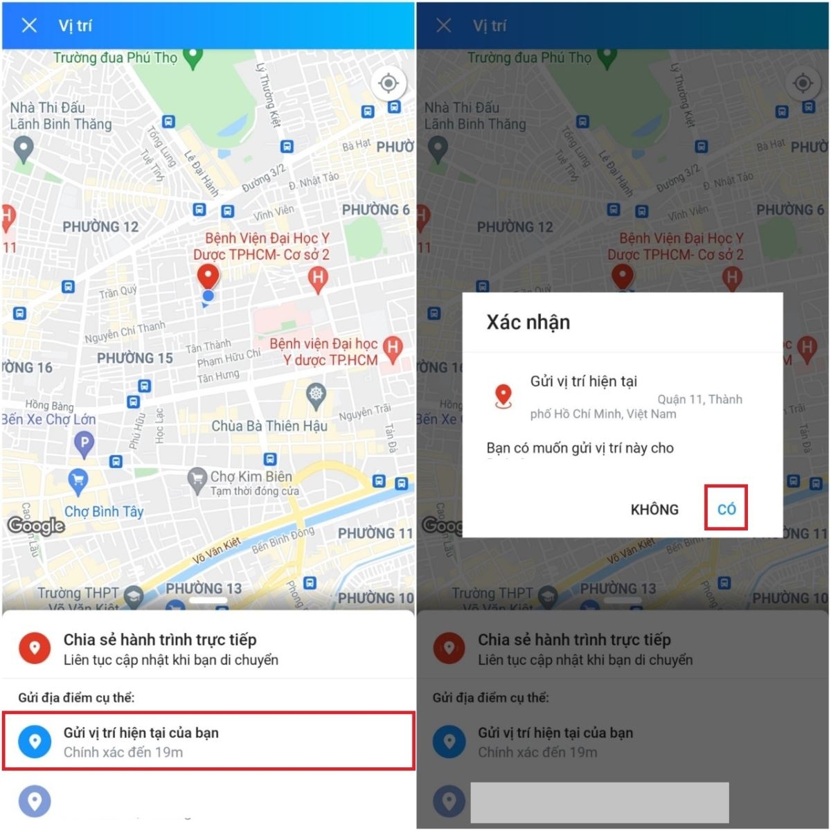 Hướng dẫn cách chia sẻ vị trí trên Zalo cực đơn giản, nhanh chóng (9)
