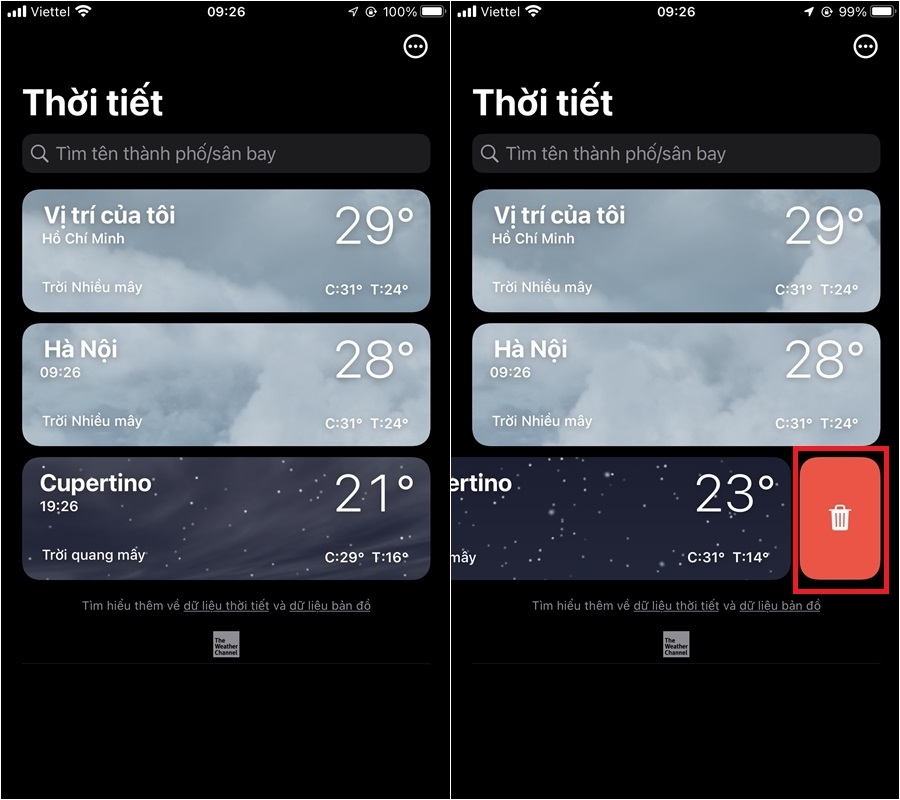 Nguyên nhân và cách khắc phục lỗi Widget thời tiết trên iPhone không hoạt động (8)