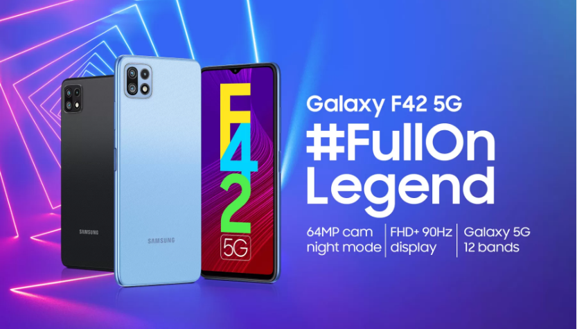 Samsung Galaxy F42 với thiết kế ấn tượng, có 5G, pin khủng sắp ra mắt