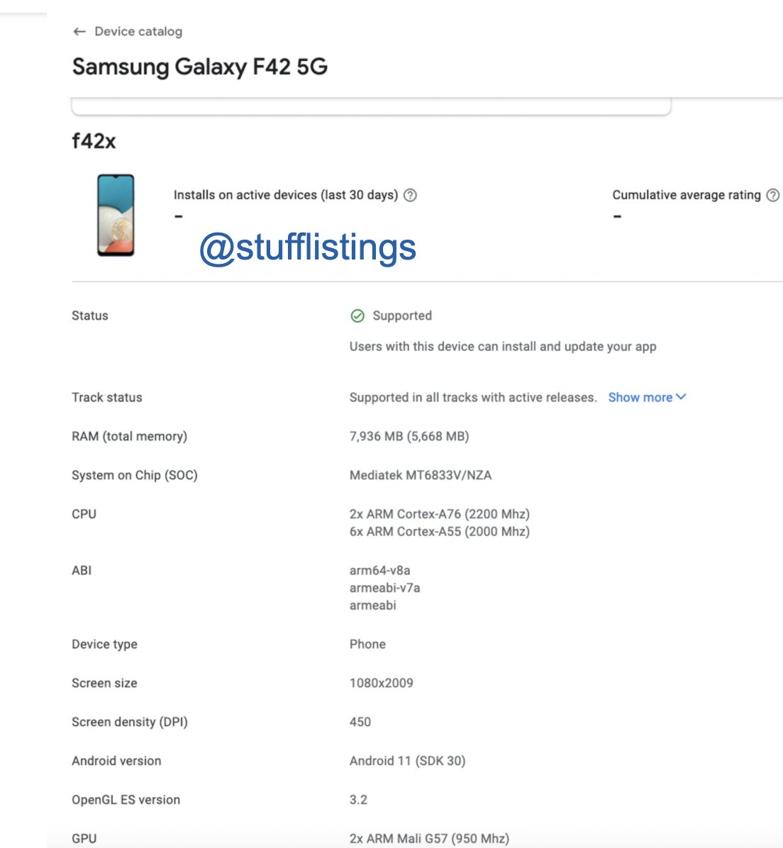 Thông tin Galaxy F42 5G Thông tin Galaxy F42 5G