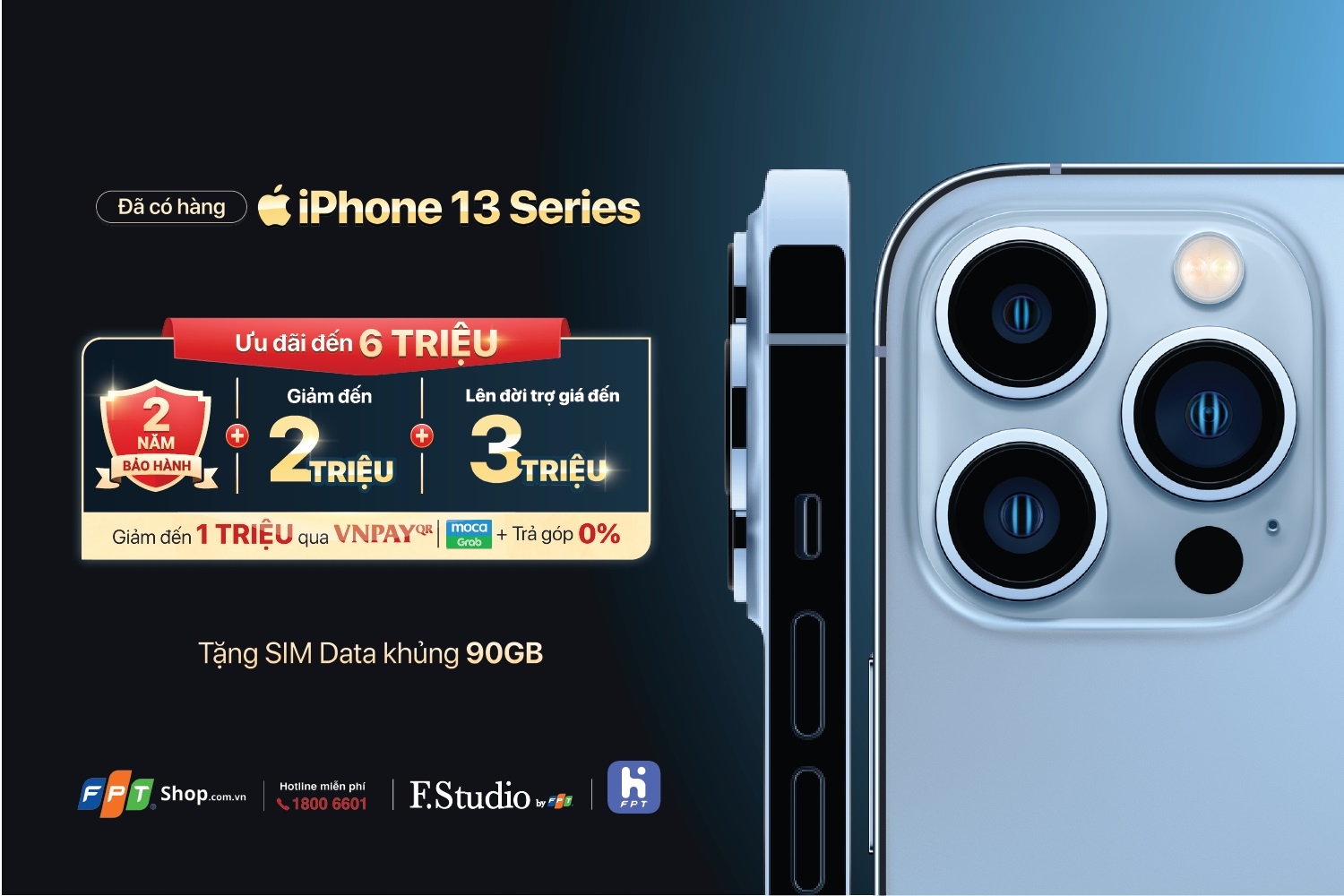 Đặt trước iPhone 13 tại FPT Shop qua ứng dụng Hi FPT