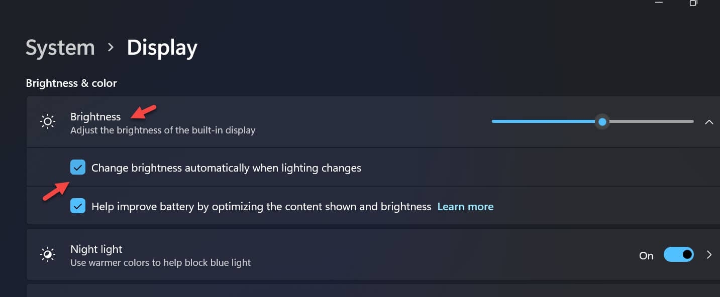 Mẹo thay đổi độ sáng màn hình trên Windows 11 (8)
